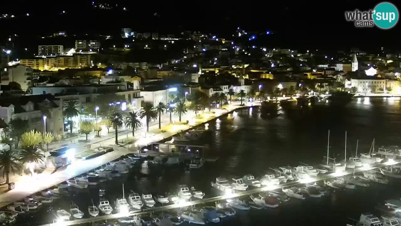 Stupendo panorama di Makarska livecam