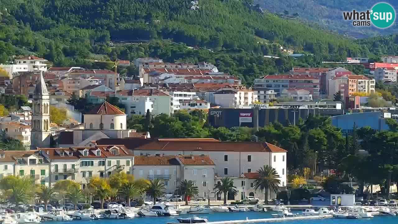 Stupendo panorama di Makarska livecam