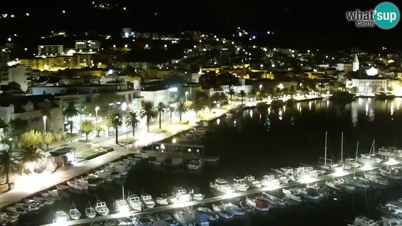 Stupendo panorama di Makarska livecam