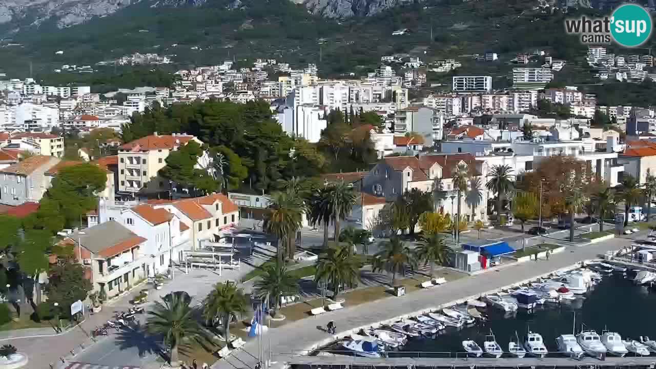 Stupendo panorama di Makarska livecam