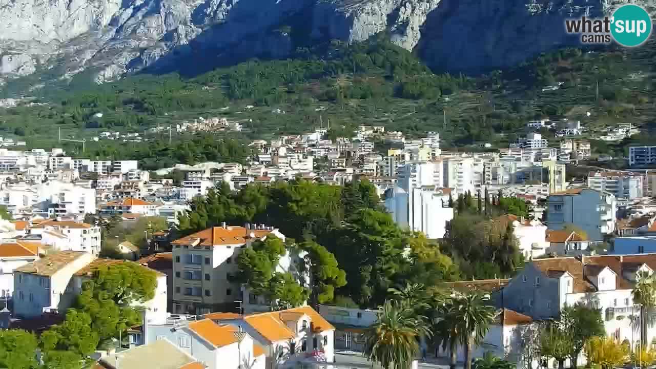 Stupendo panorama di Makarska livecam