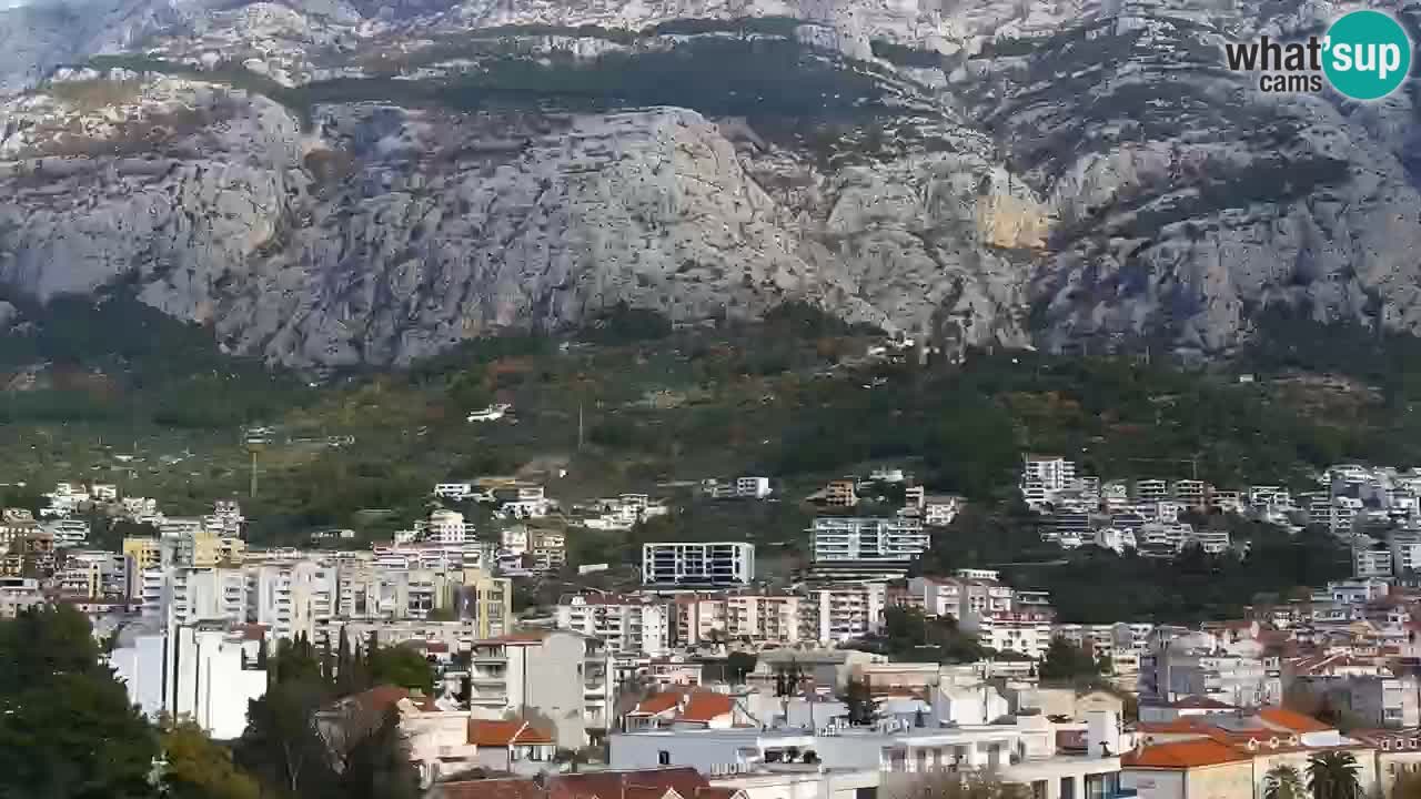 Stupendo panorama di Makarska livecam