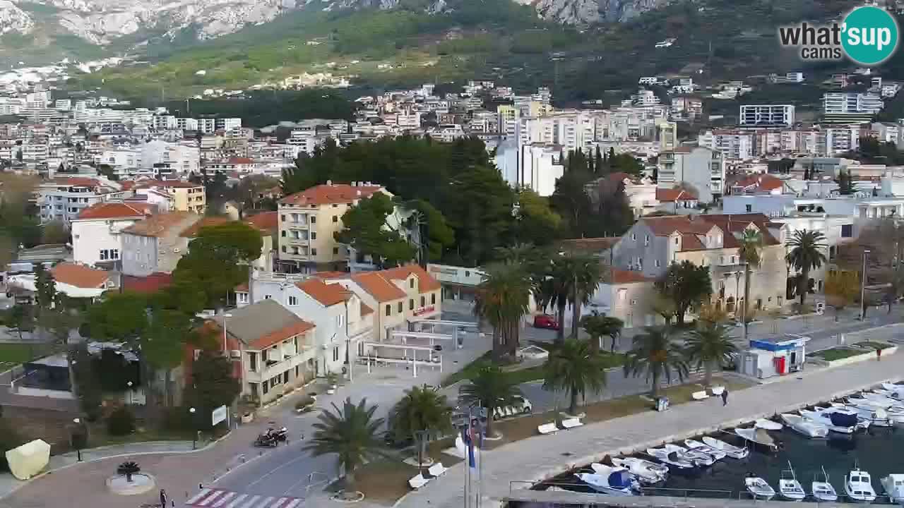 Stupendo panorama di Makarska livecam