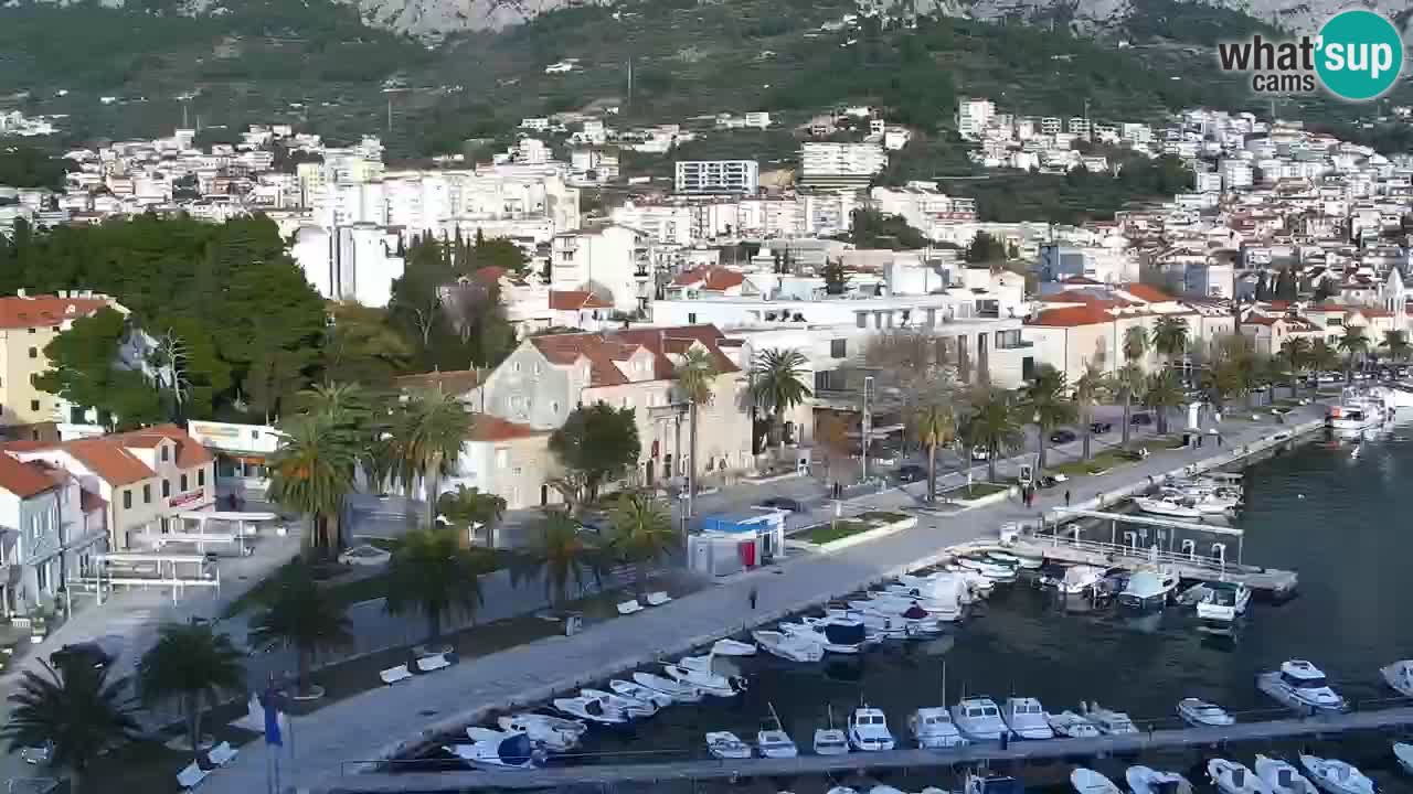 Stupendo panorama di Makarska livecam