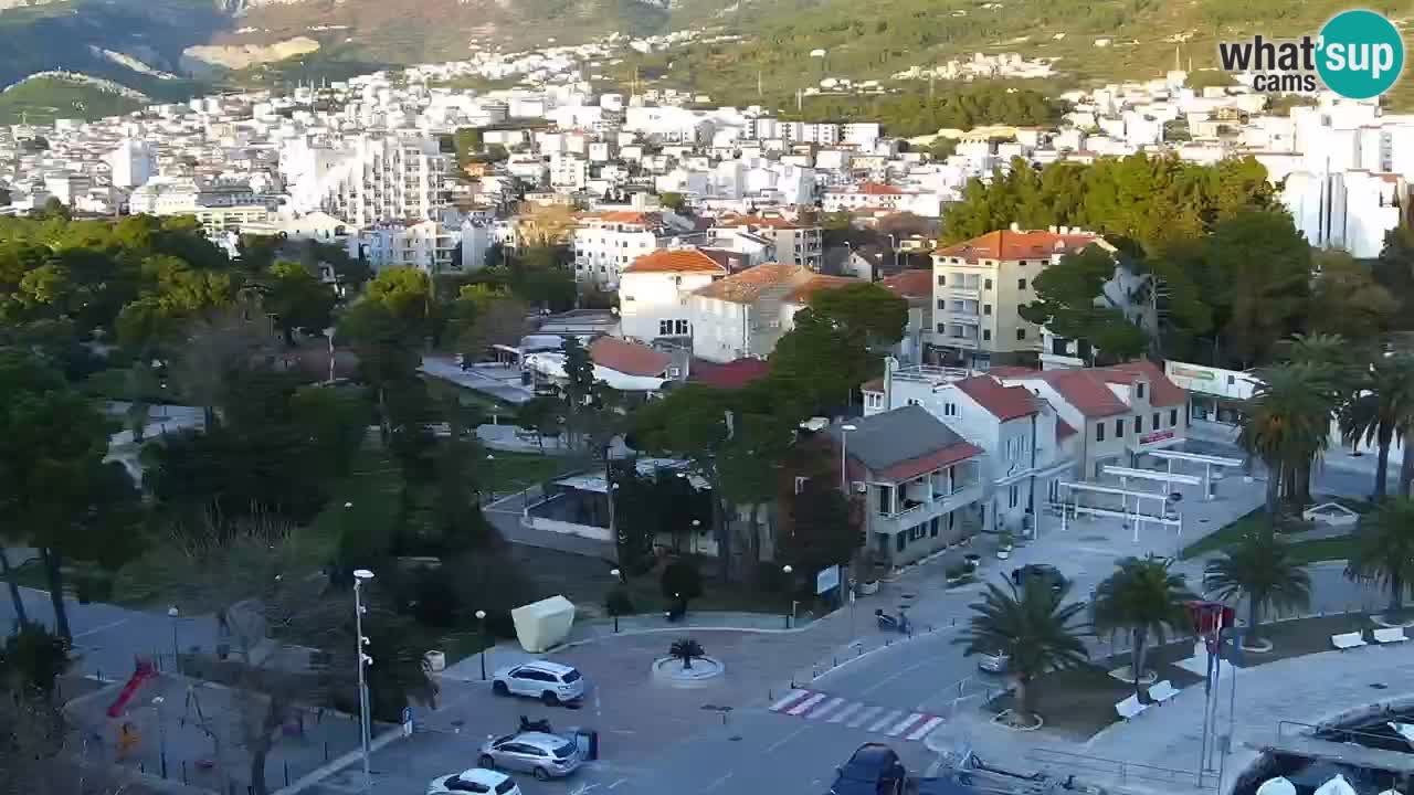 Stupendo panorama di Makarska livecam