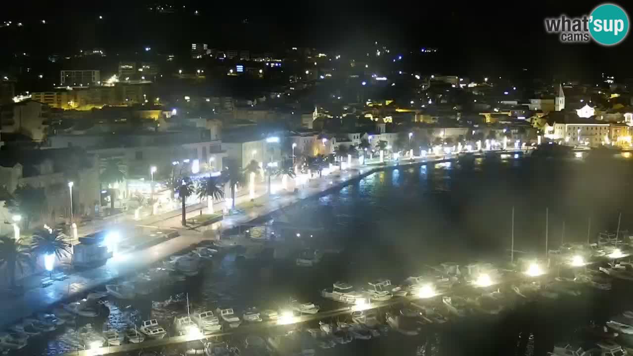 Panorama Makarska webcam