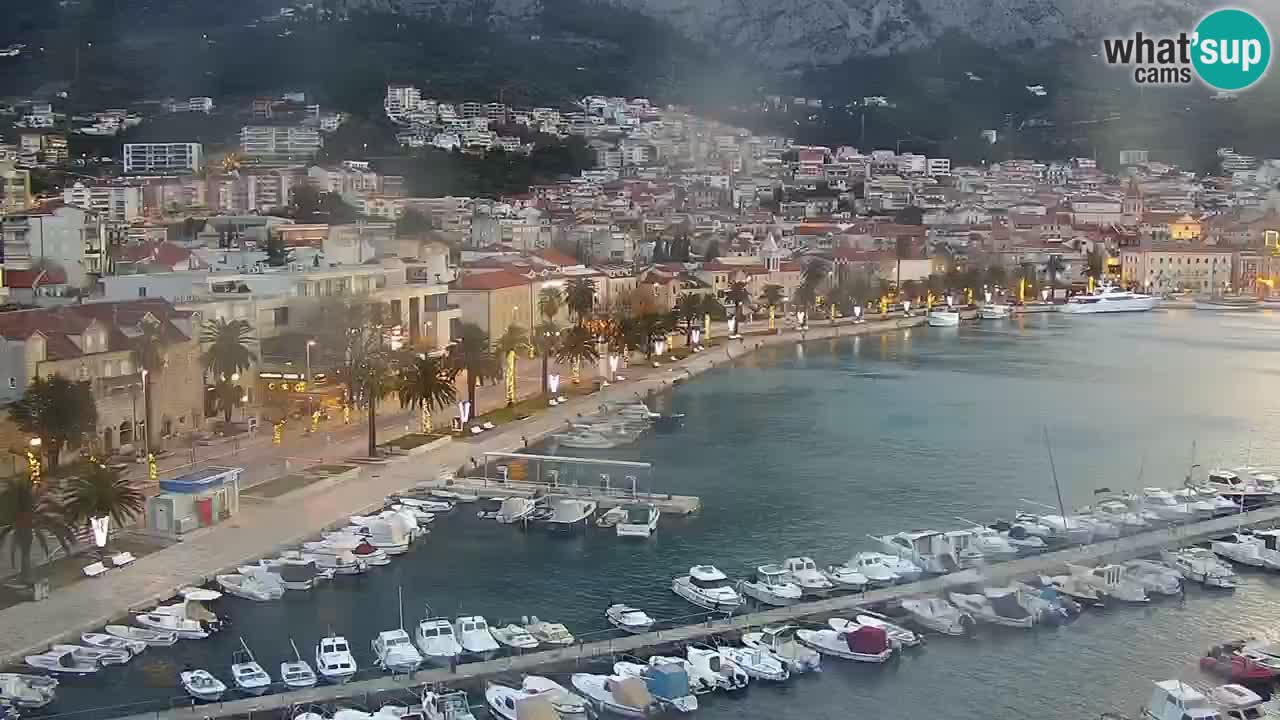 Panorama Makarska webcam