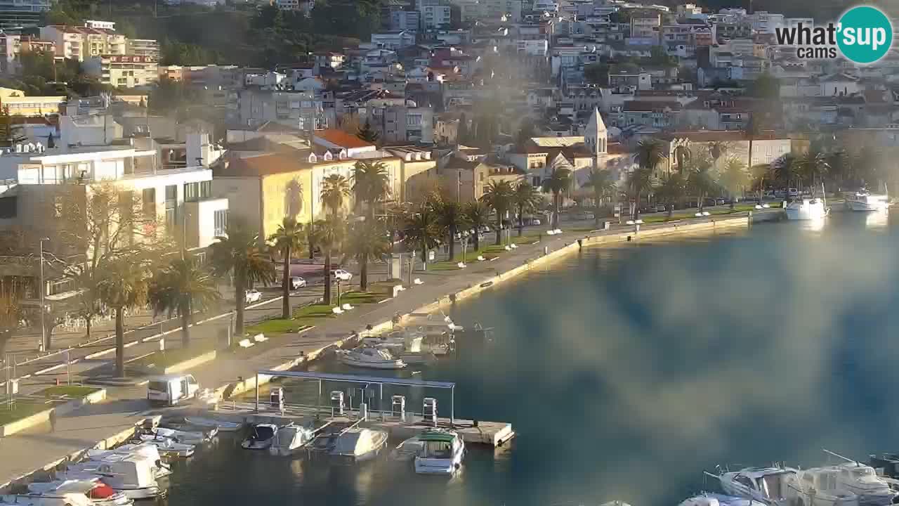 Stupendo panorama di Makarska livecam