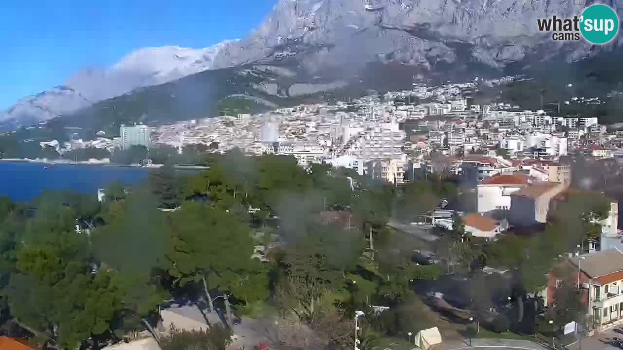 Panorama Makarska webcam