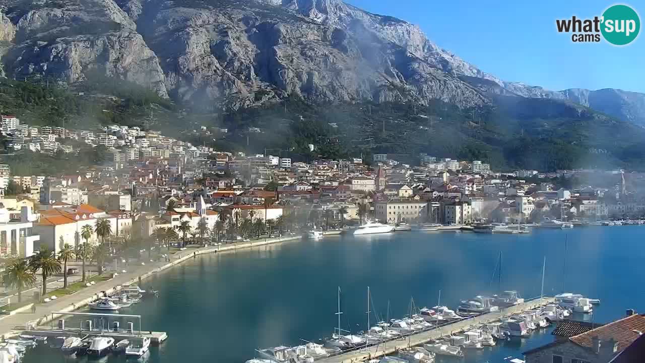 Panorama Makarska webcam