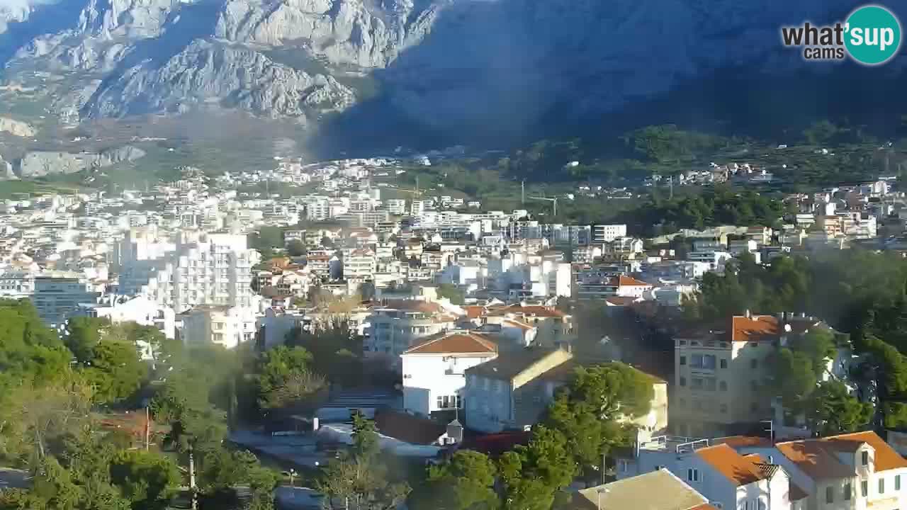 Panorama Makarska webcam