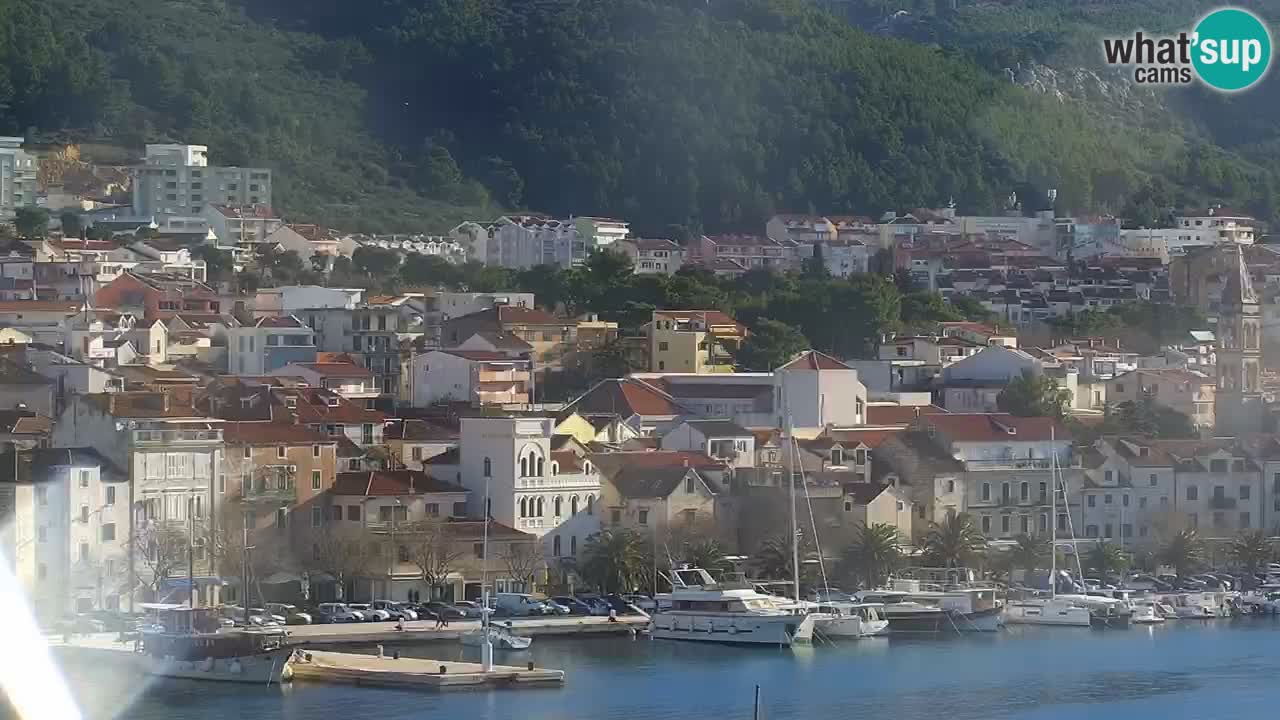 Panorama Makarska webcam