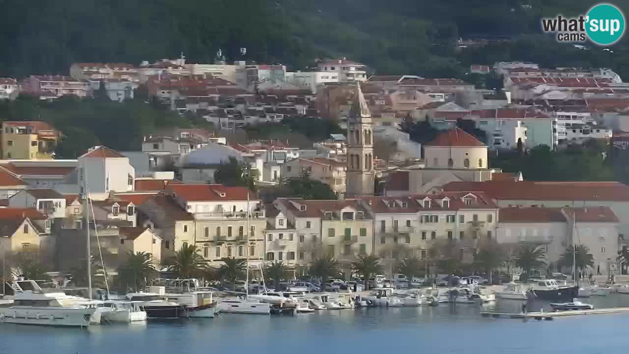 Stupendo panorama di Makarska livecam