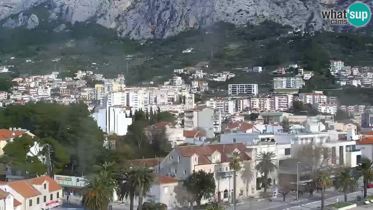 Stupendo panorama di Makarska livecam