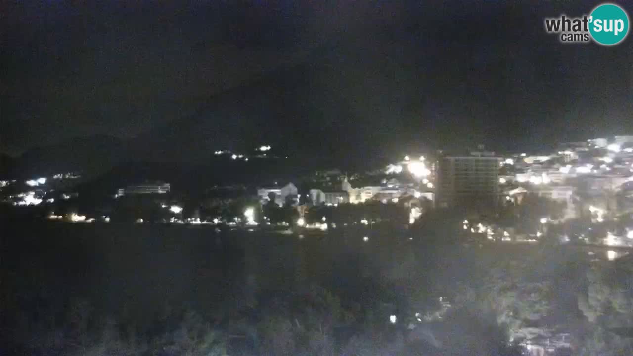 Stupendo panorama di Makarska livecam