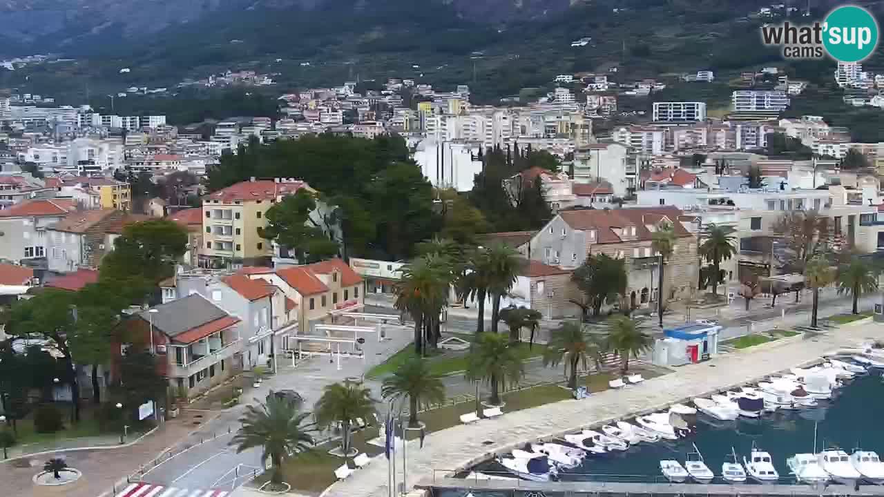 Panorama Makarska webcam