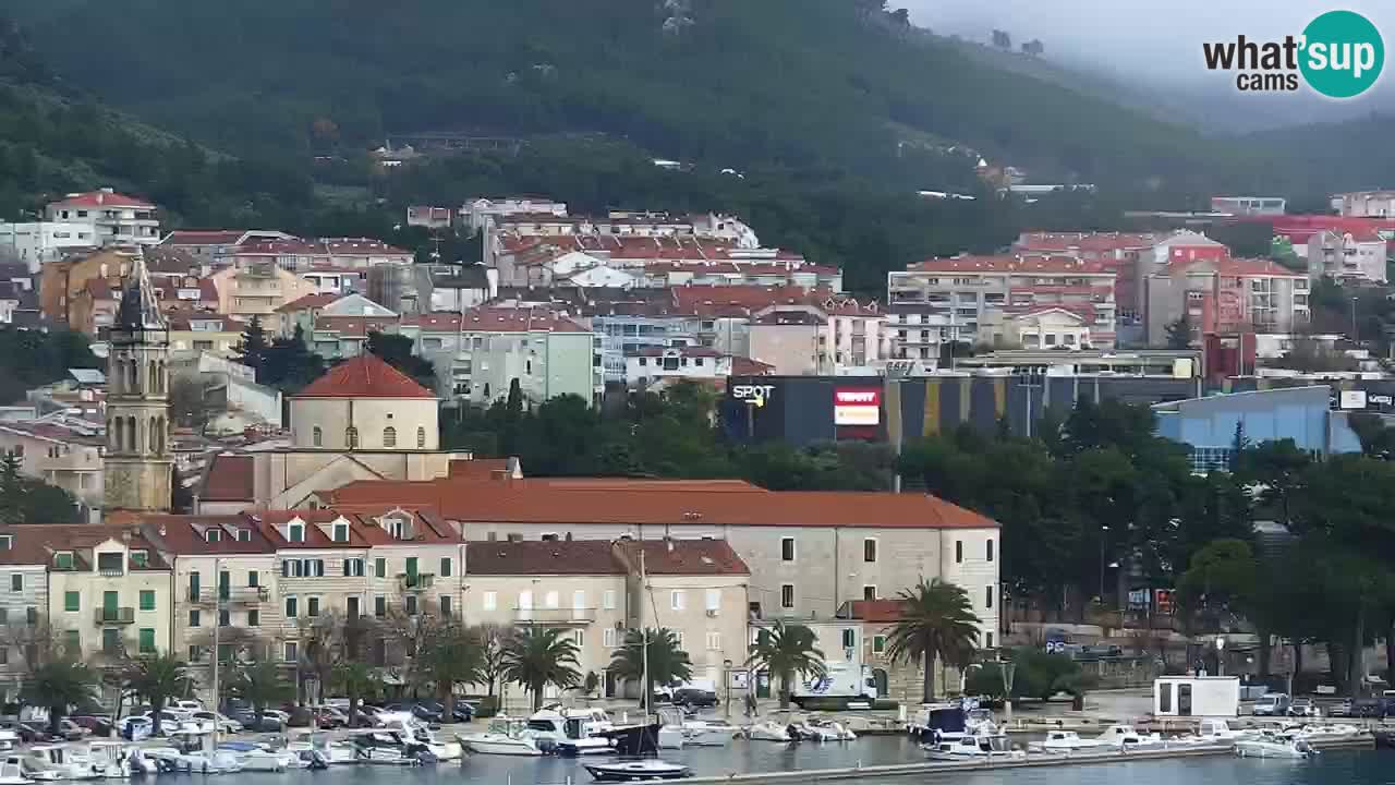 Panorama Makarska webcam