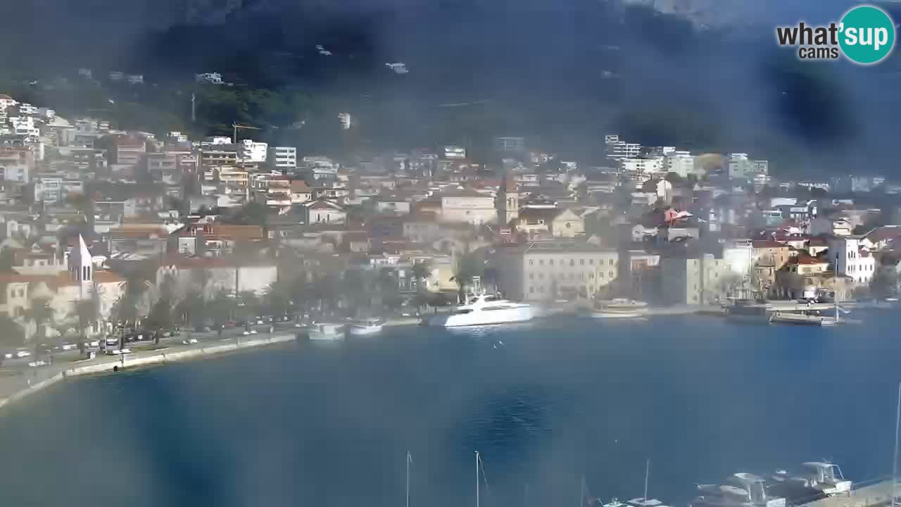 Stupendo panorama di Makarska livecam