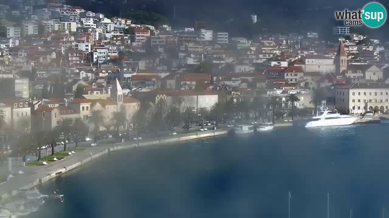 Stupendo panorama di Makarska livecam