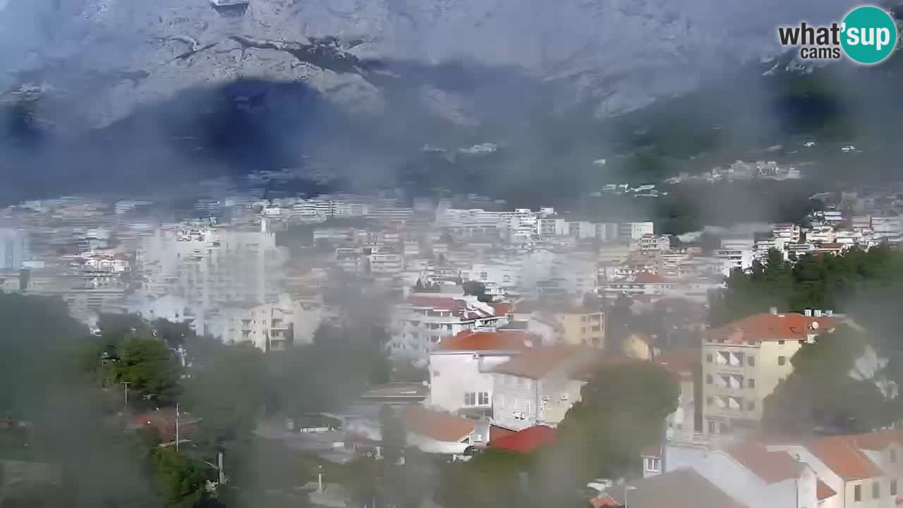 Stupendo panorama di Makarska livecam