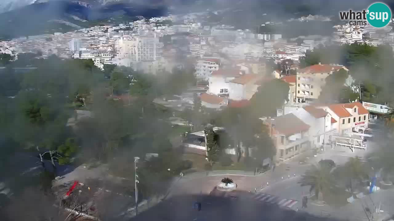 Stupendo panorama di Makarska livecam