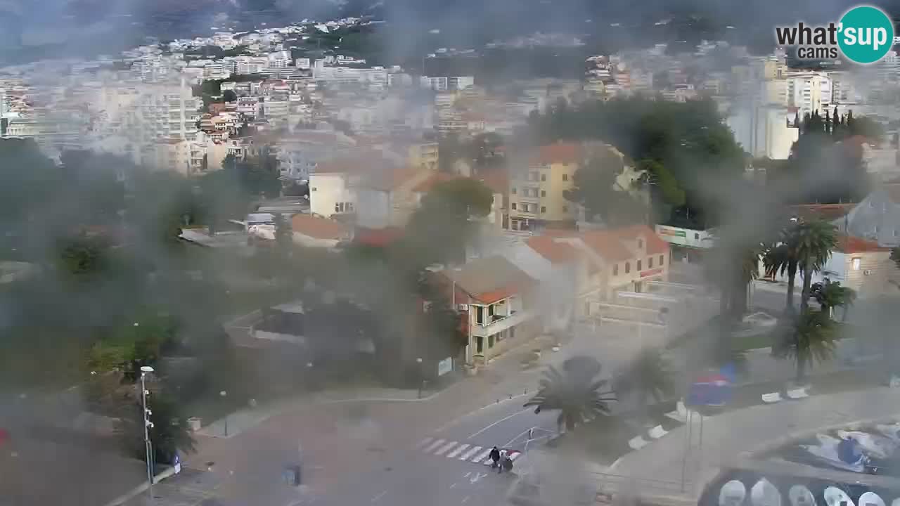 Stupendo panorama di Makarska livecam