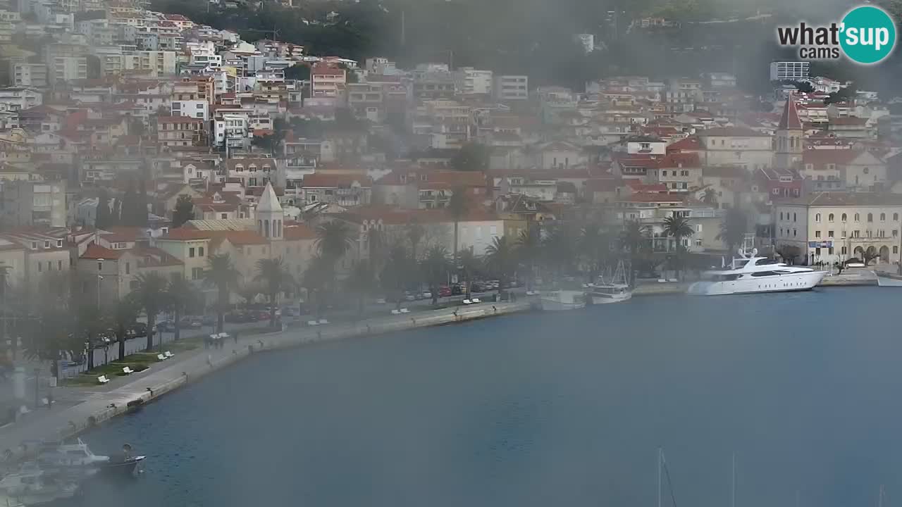 Panorama Makarska webcam