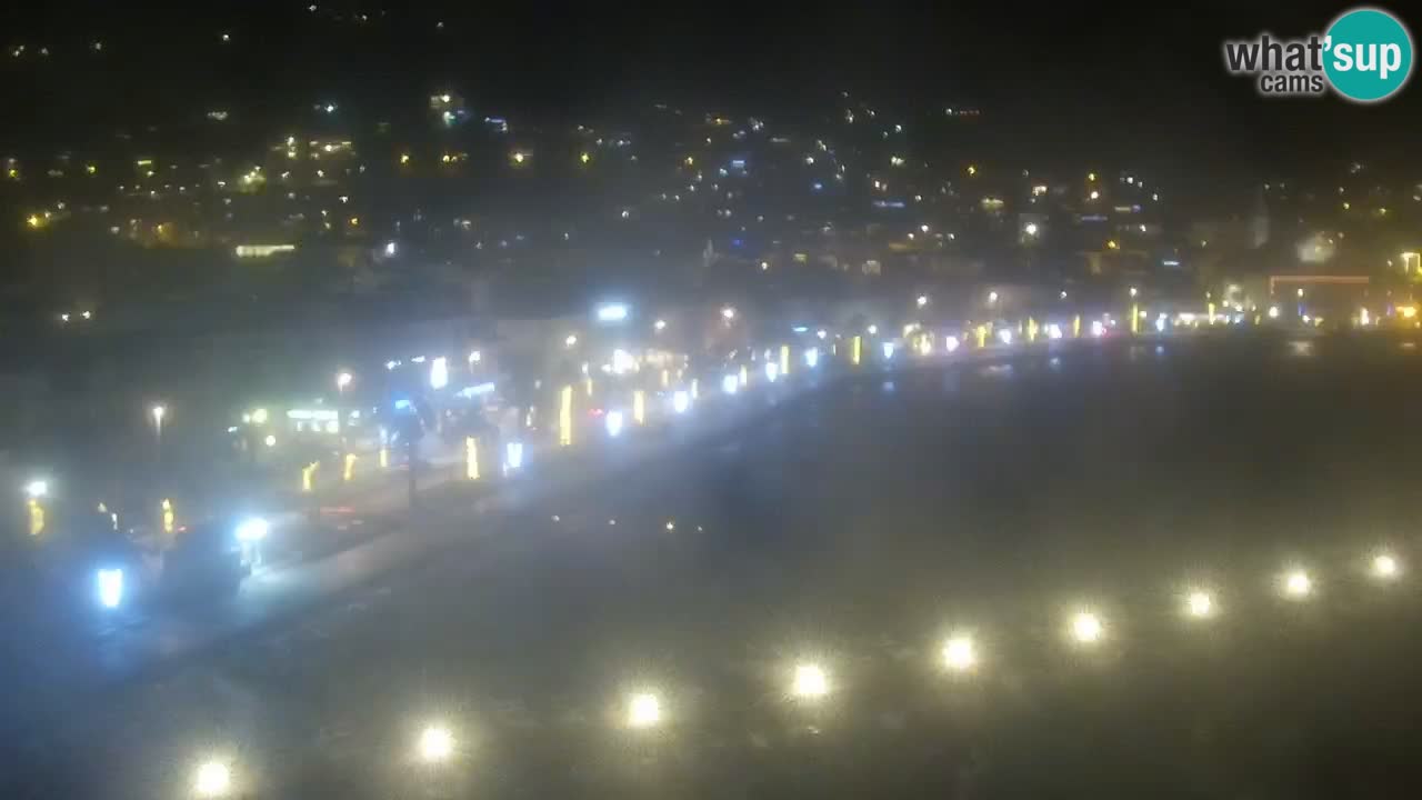 Stupendo panorama di Makarska livecam