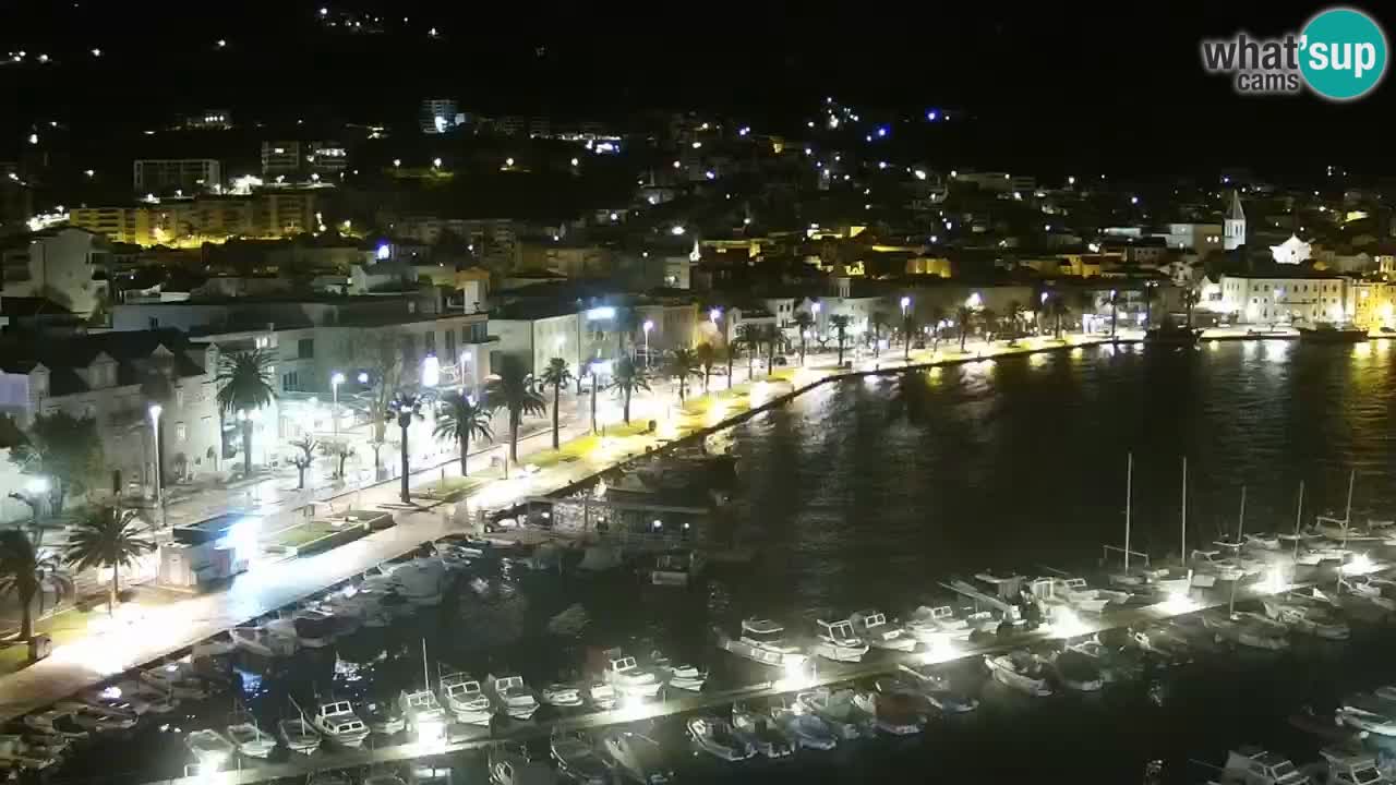 Panorama Makarska webcam