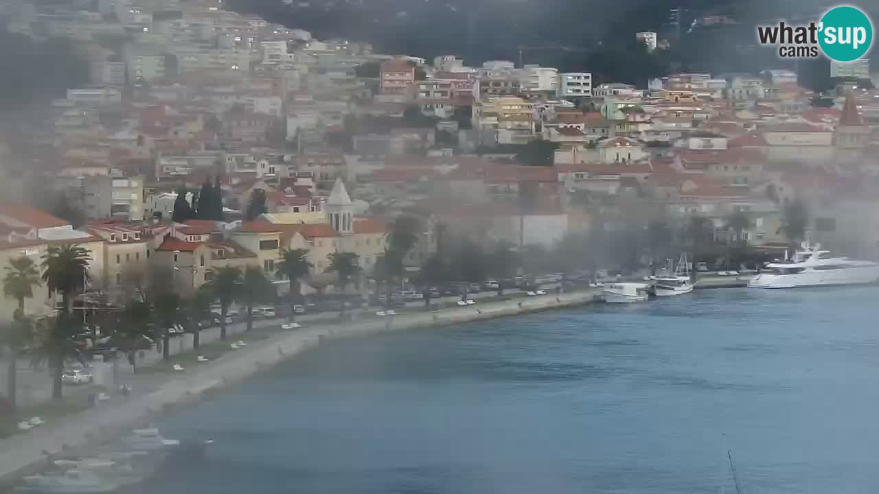 Panorama Makarska webcam