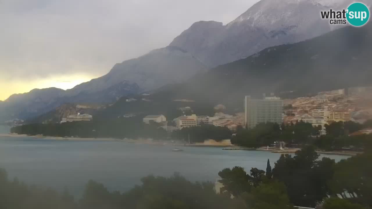 Panorama Makarska webcam