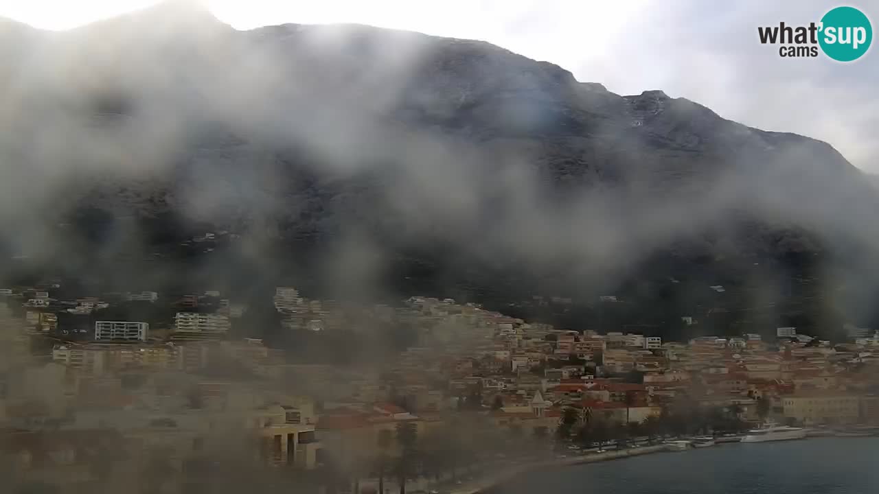 Panorama Makarska webcam