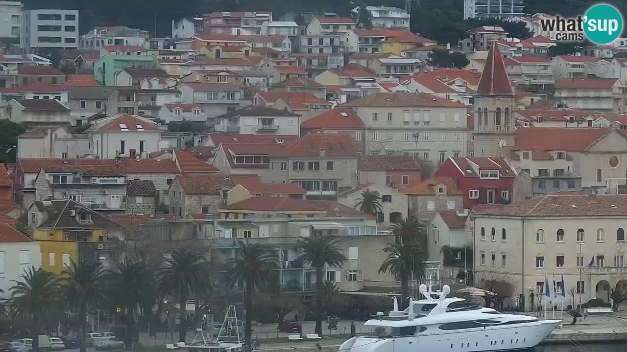 Stupendo panorama di Makarska livecam