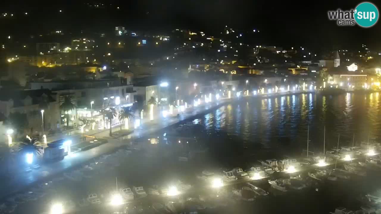 Panorama Makarska webcam