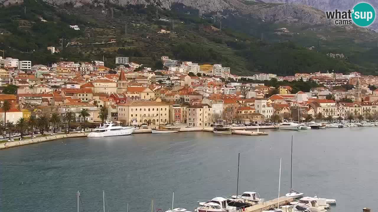 Panorama Makarska webcam