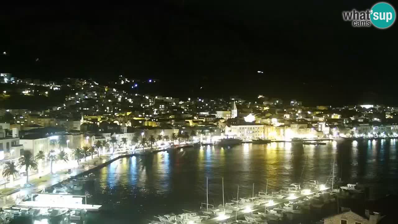 Stupendo panorama di Makarska livecam