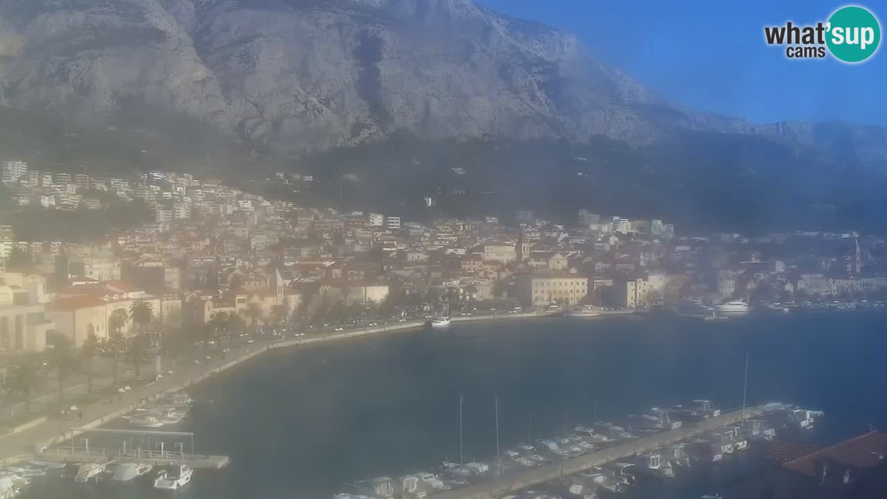 Panorama Makarska webcam