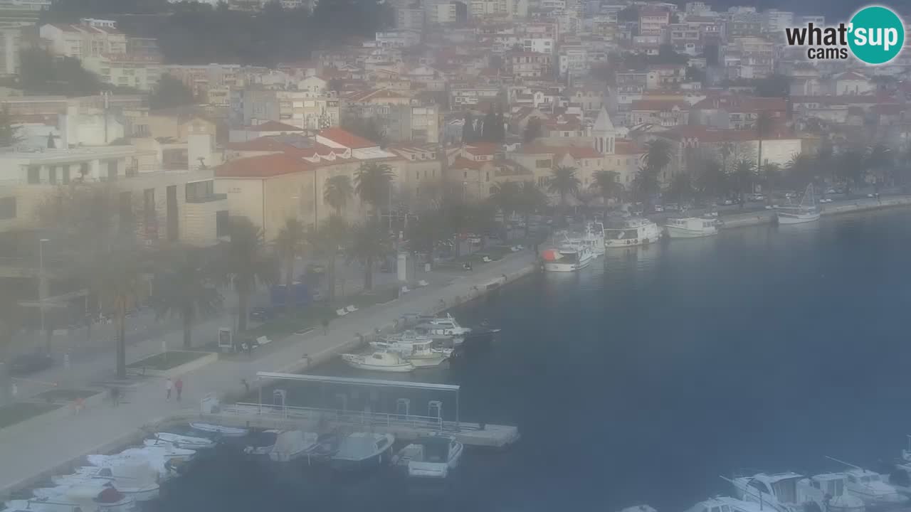 Panorama Makarska webcam