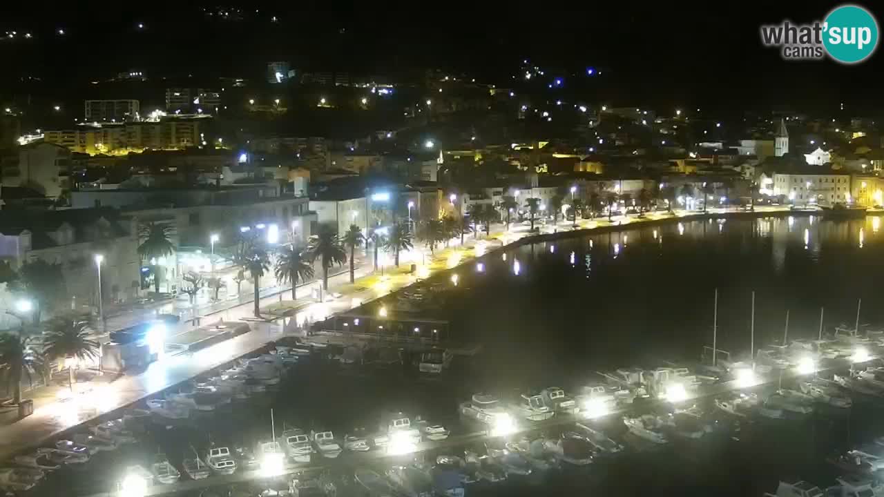 Panorama Makarska webcam