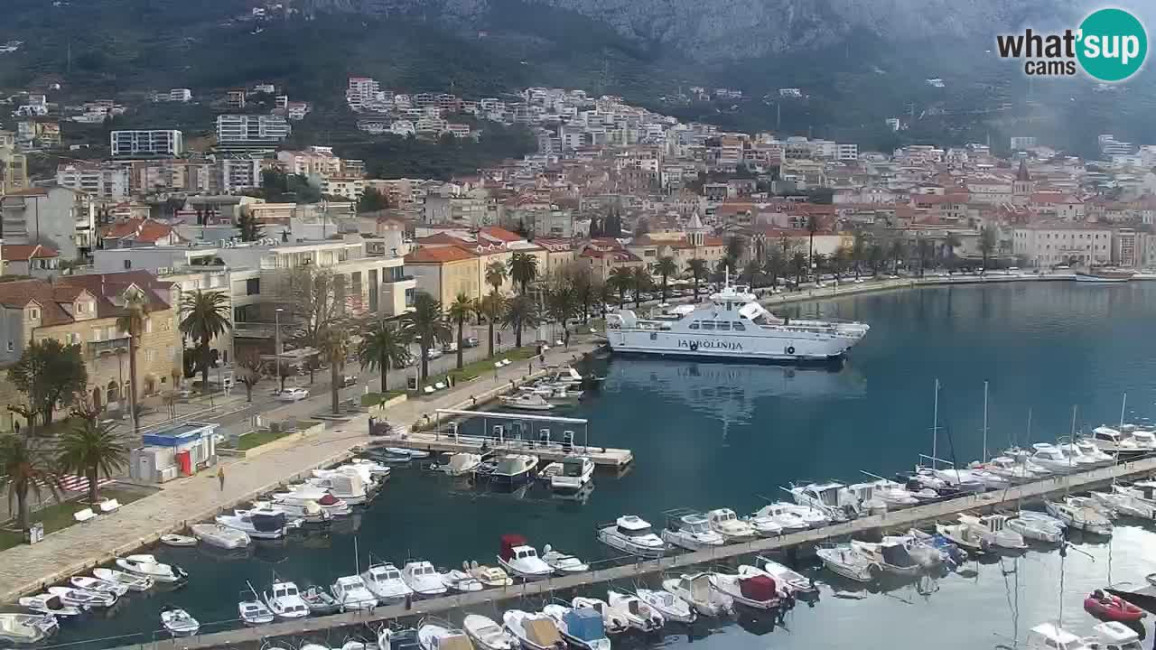 Panorama Makarska web kamera