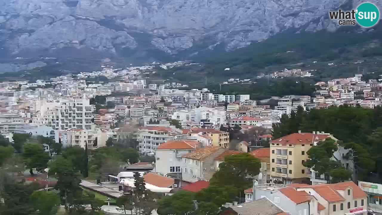 Stupendo panorama di Makarska livecam