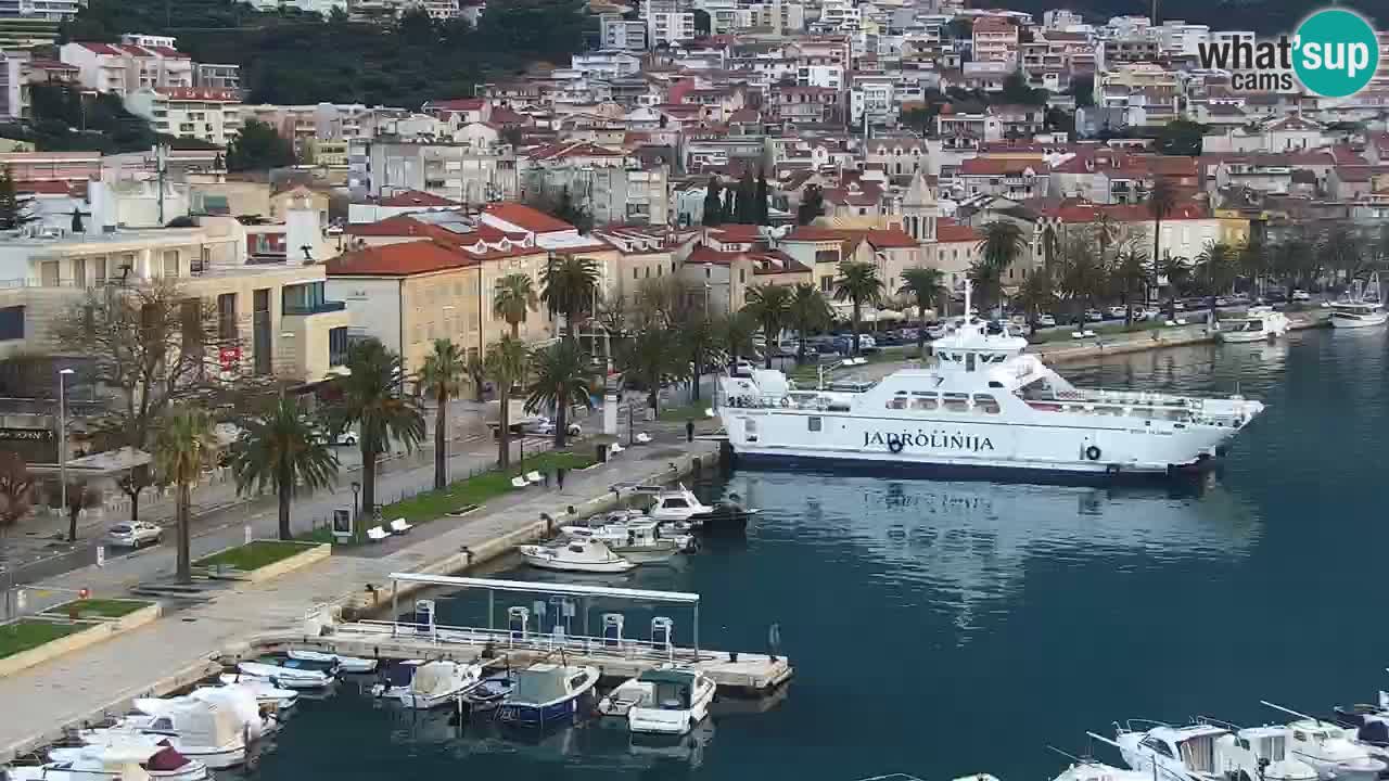 Stupendo panorama di Makarska livecam