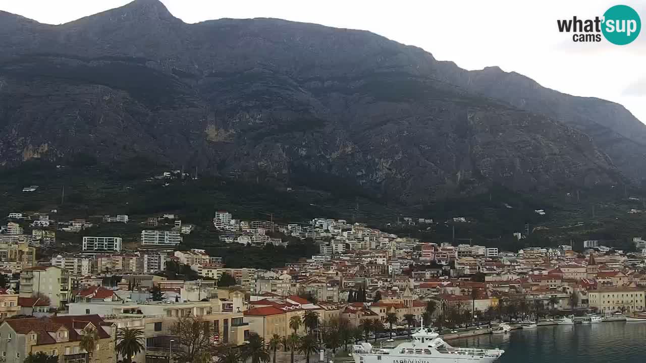 Panorama Makarska webcam