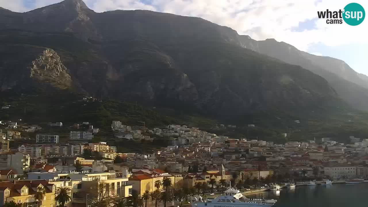 Panorama Makarska webcam