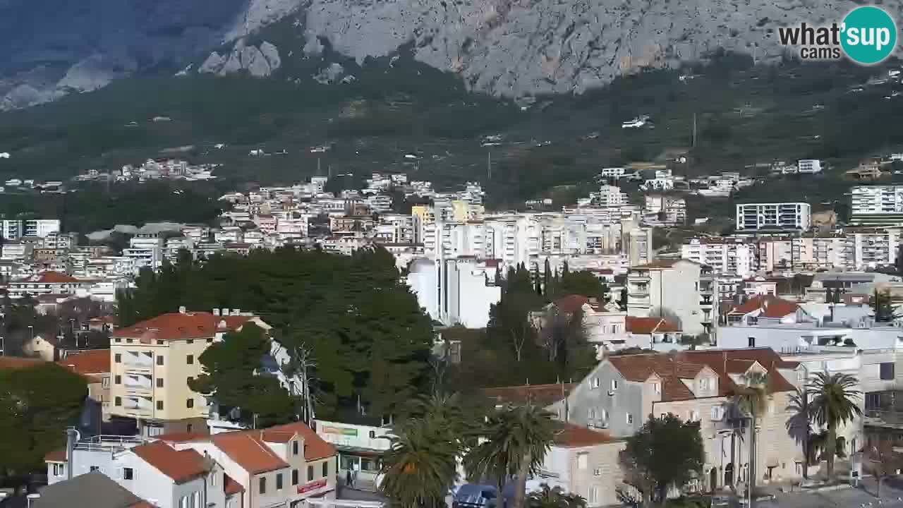 Stupendo panorama di Makarska livecam