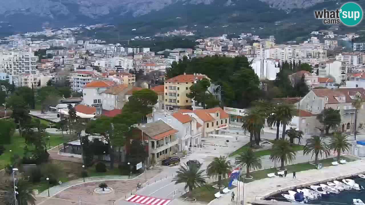 Panorama Makarska webcam