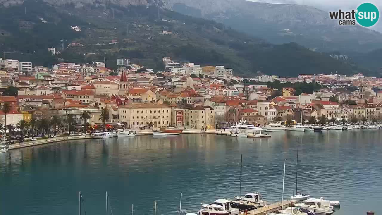 Stupendo panorama di Makarska livecam