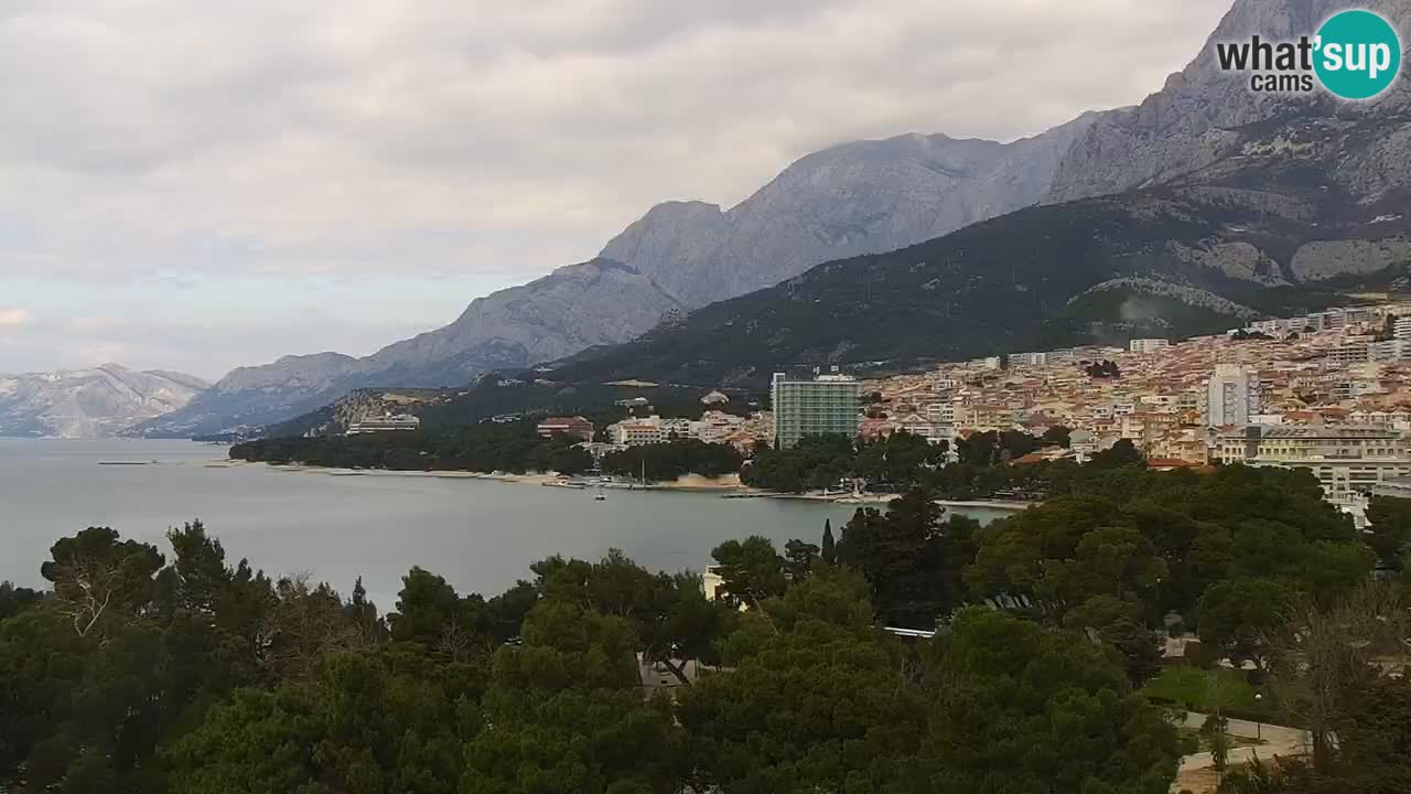 Panorama Makarska webcam