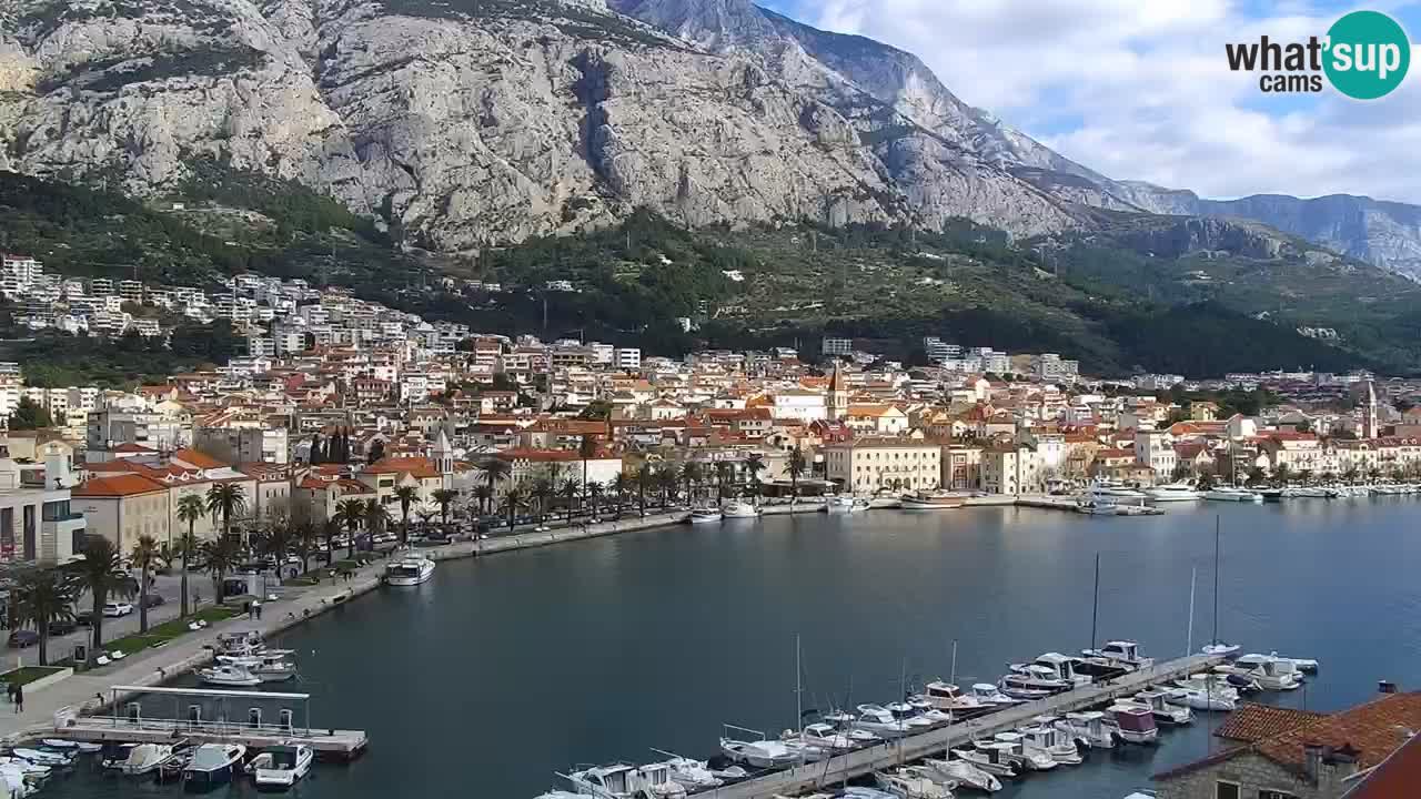 Panorama Makarska webcam