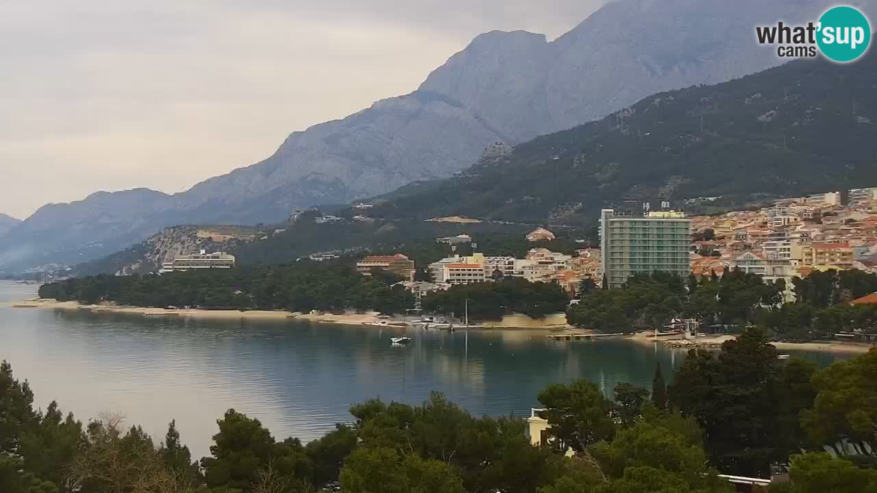 Stupendo panorama di Makarska livecam